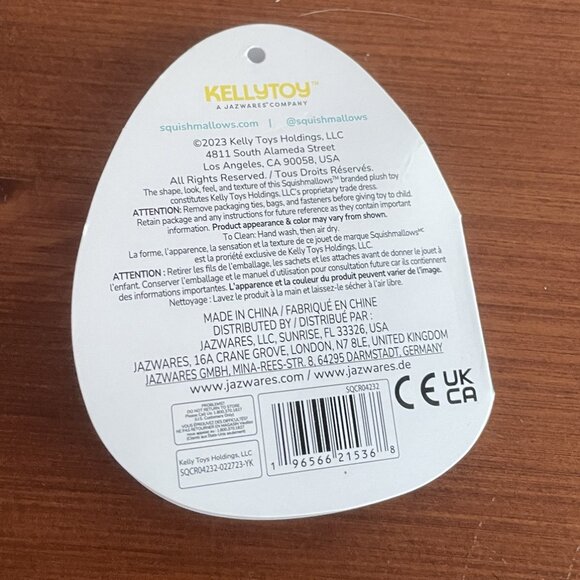 Squishmallows Resul Blacklight Clown Clip Plush - Picture 7 of 8